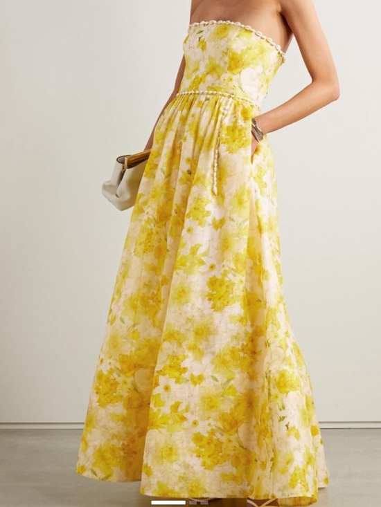 Zimmermann Dresses & Skirts - Zimmermann Wonderland Yellow Gown